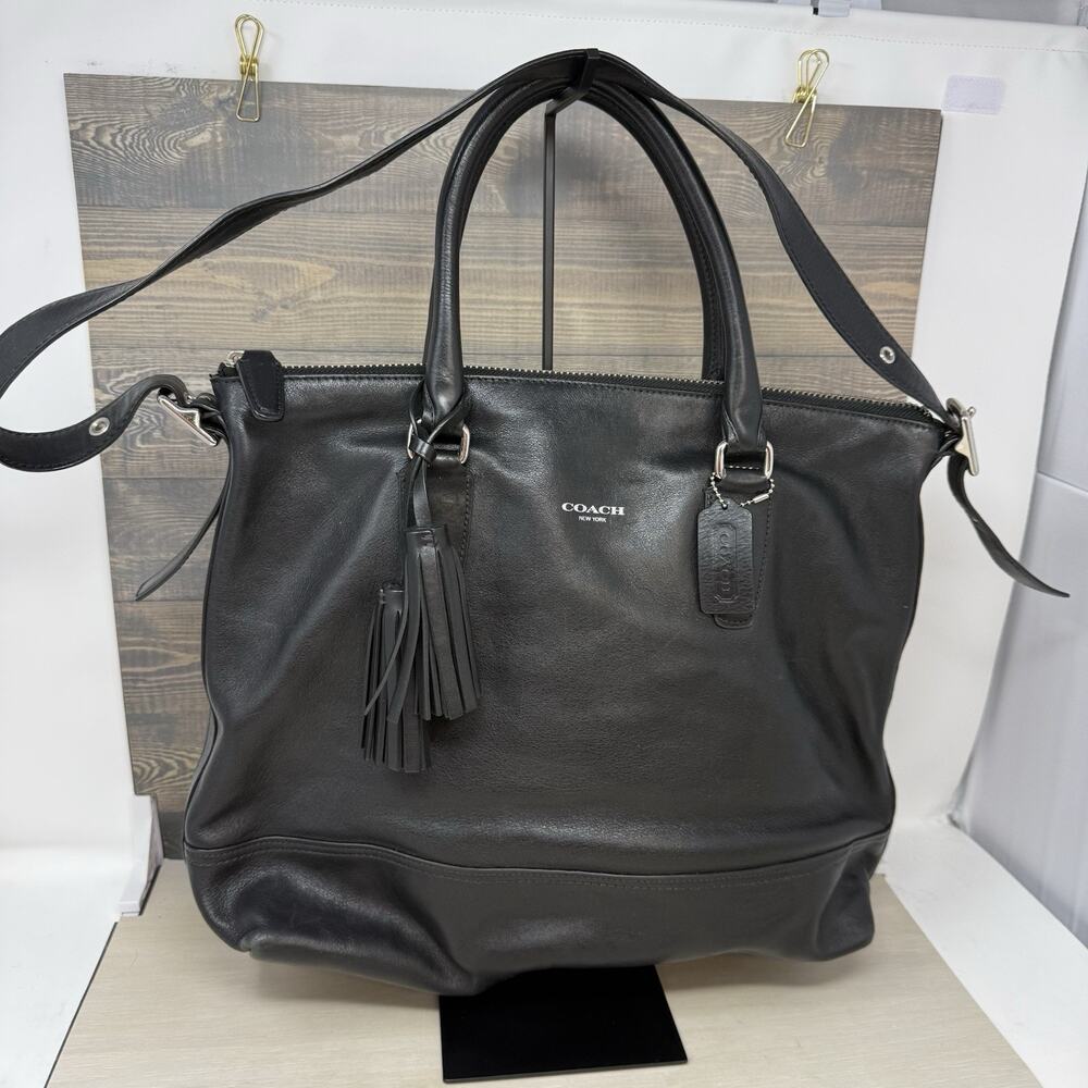Coach Legacy Rory 19892 Black Leather Satchel Purse Shoulder Bag